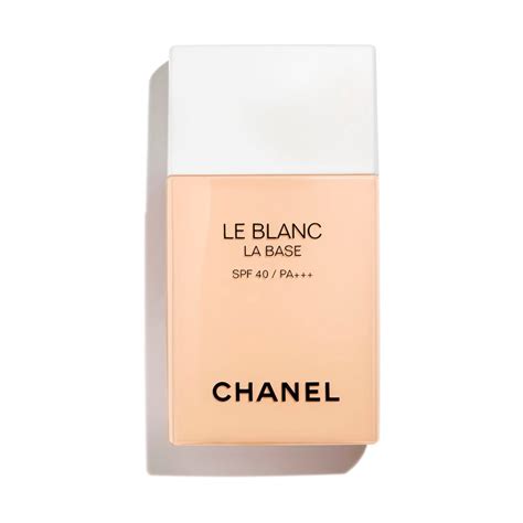 chanel le blanc base|chanel le blanc whitening skincare.